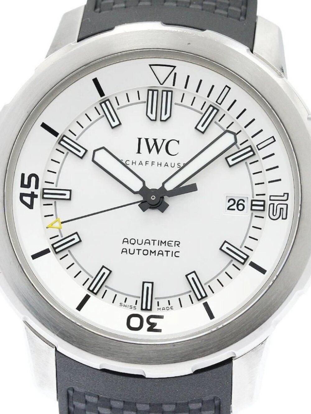 IWC SCHAFFHAUSEN Aqua timer IW329003 Date Silver Dial Automatic Men's_951047
